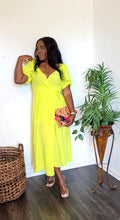 Load image into Gallery viewer, Lime Midi dress
