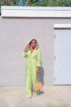 Load image into Gallery viewer, Pleated jumpsuit green
