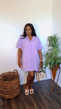 Load image into Gallery viewer, Vacay me dress purple(short)
