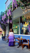 Load image into Gallery viewer, Purple ombre tulle Maxi dress
