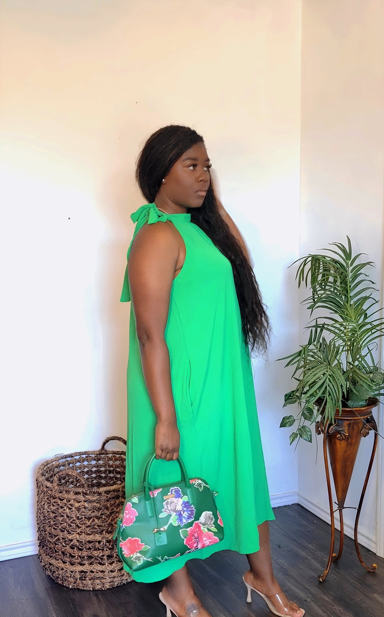 Green Midi dress