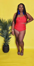 Load image into Gallery viewer, Beach Bae Red Swimsuit
