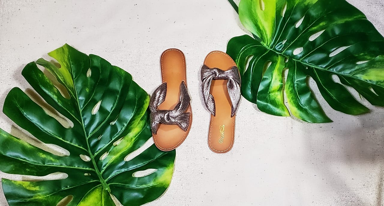 Top Knot Bronze sandal
